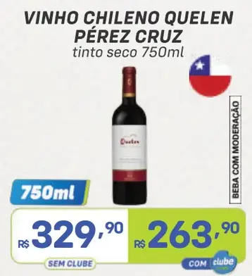 Vinho Quelen Pérez Cruz Tinto Seco
