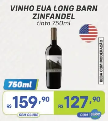 Vinho Long Barn Zinfandel Tinto