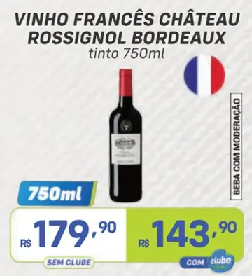 Vinho Château Rossignol Tinto Bordeaux