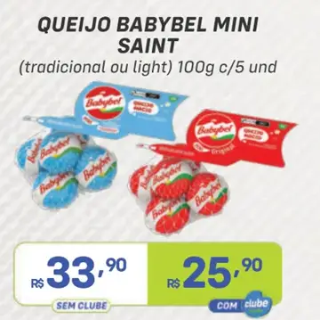 Queijo Babybel Mini Saint Tradicional