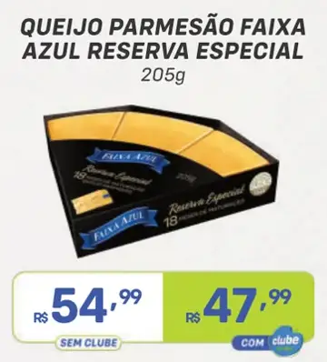 Queijo Parmesão Faixa Azul Reserva Especial