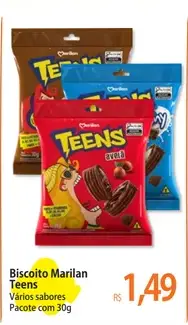 Biscoito Teens Marilan