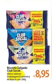Biscoito Salgado Club Social