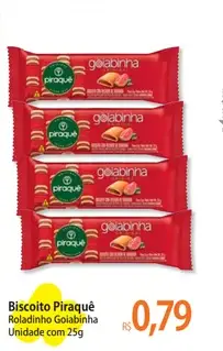 Biscoito Roladinho Piraquê Goiabinha