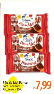 Pão de Mel Panco Com Cobertura