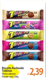 Biscoito Recheado Trakinas