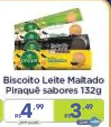 Biscoito Piraquê Leite Maltado