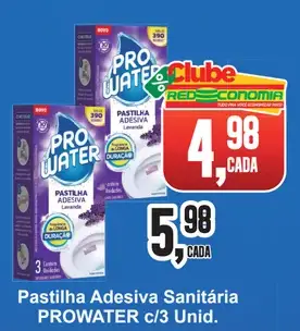 Pastilha Adesiva Sanitária Prowater Lavanda