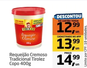 Requeijão Tirolez Cremoso Tradicional