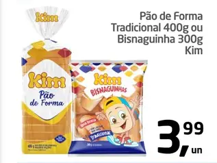 Pão de Forma Kim Tradicional