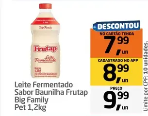 Leite Fermentado Frutap Baunilha