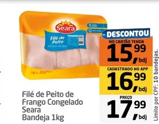 Filé de Peito de Frango Seara