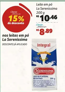 Leite em pó La Serenissima Integral Instantâneo