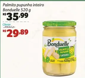 Palmito Bonduelle Pupunha Inteiro