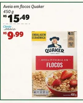 Aveia em flocos Quaker Integral
