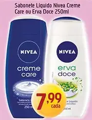 Sabonete Líquido Nivea Creme Care