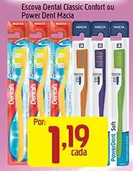 Escova Dental Power Dent Macia