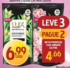 Sabonete Líquido Lux Flor de Verbena