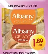 Sabonete Albany Gelato Baunilha