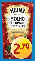 Molho de Tomate Heinz Com Pedaços Tradicional