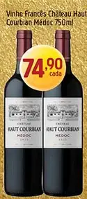 Vinho Château Haut Courbian Francês Médoc
