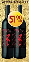Vinho Africano Saronga Cabernet Sauvignon