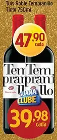 Vinho Pecatís Tuis Roble Tempranillo Tinto