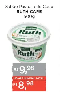 Sabão pastoso Ruth Care De Coco