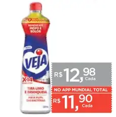 Removedor de Mofo e Bolor Veja Tira Limo e Branqueia