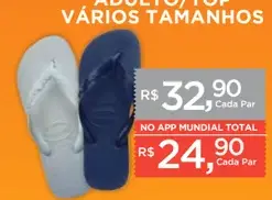 Chinelo Havaianas Adulto/Top