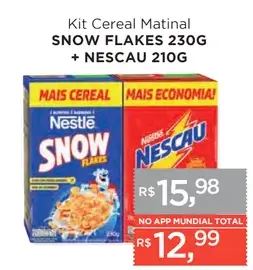 Cereal Matinal Nestlé Snow Flakes