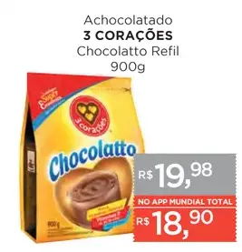 Achocolatado 3 Corações Chocolatto