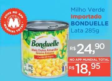 Milho Verde Bonduelle Importado