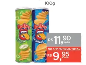 Ruffles Tubo Elma Chips Original