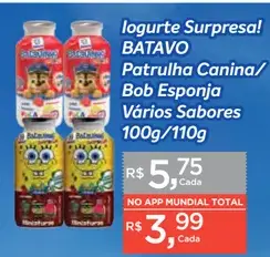 Iogurte Batavo Patrulha Canina