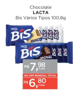 Chocolate Bis Lacta Original