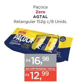 Paçoca Agtal Zero