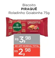 Biscoito Roladinho Piraquê Goiabinha