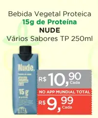 Bebida Vegetal Proteica Nude