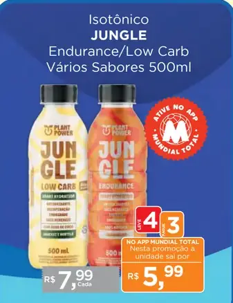 Isotônico Jungle Low Carb