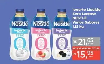 Iogurte Líquido Nestlé Zero Lactose