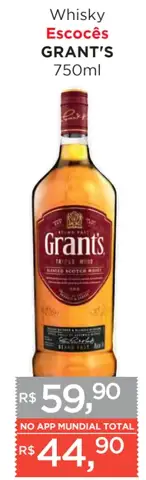 Whisky Grant's Escocês