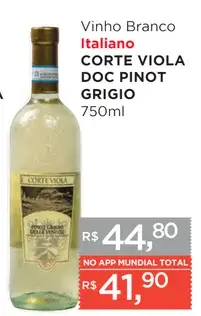 Vinho Branco Corte Viola Pinot Grigio