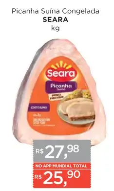 Picanha Seara Suína Congelada