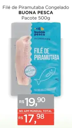 Filé de Piramutaba Buona Pesca Congelado