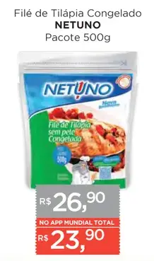 Filé de Tilápia Netuno Congelado