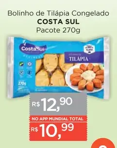 Bolinho de Tilápia Costa Sul