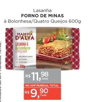 Lasanha Forno de Minas À Bolonhesa