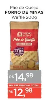 Pão de Queijo Forno de Minas Waffle