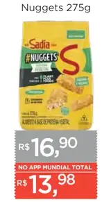 Nuggets Sadia Vegetal